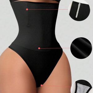 1 Pc High Waist Seamless Thongs Tummy Control Panties Women Panty Slimming Underwear Shaping Brief Body Shaper Sheath Waist Trainer Woman Shapewear