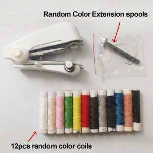 Portable Mini Sewing Machine, Handheld Manual Simple Sewing Machine, Household Portable Tailor Machine - Household Simple Manual Sewing, Suitable For Home, Travel, Repair And Handicrafts