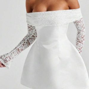 White/Black dress