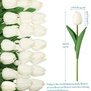 20  Artificial Tulips