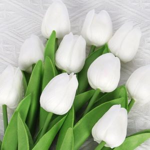 10 Artificial Tulips flowers