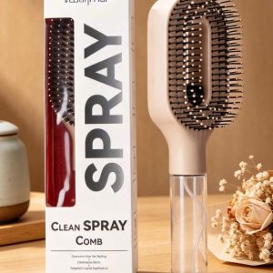 Spray Hair Comb With Built-In Water Tank